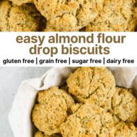 Pinterest pin for almond flour biscuits