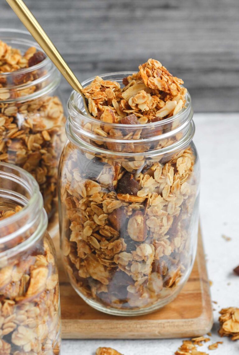 Easy Oat and Honey Granola (GF + DF) - Breakfast - Clean Plate Mama