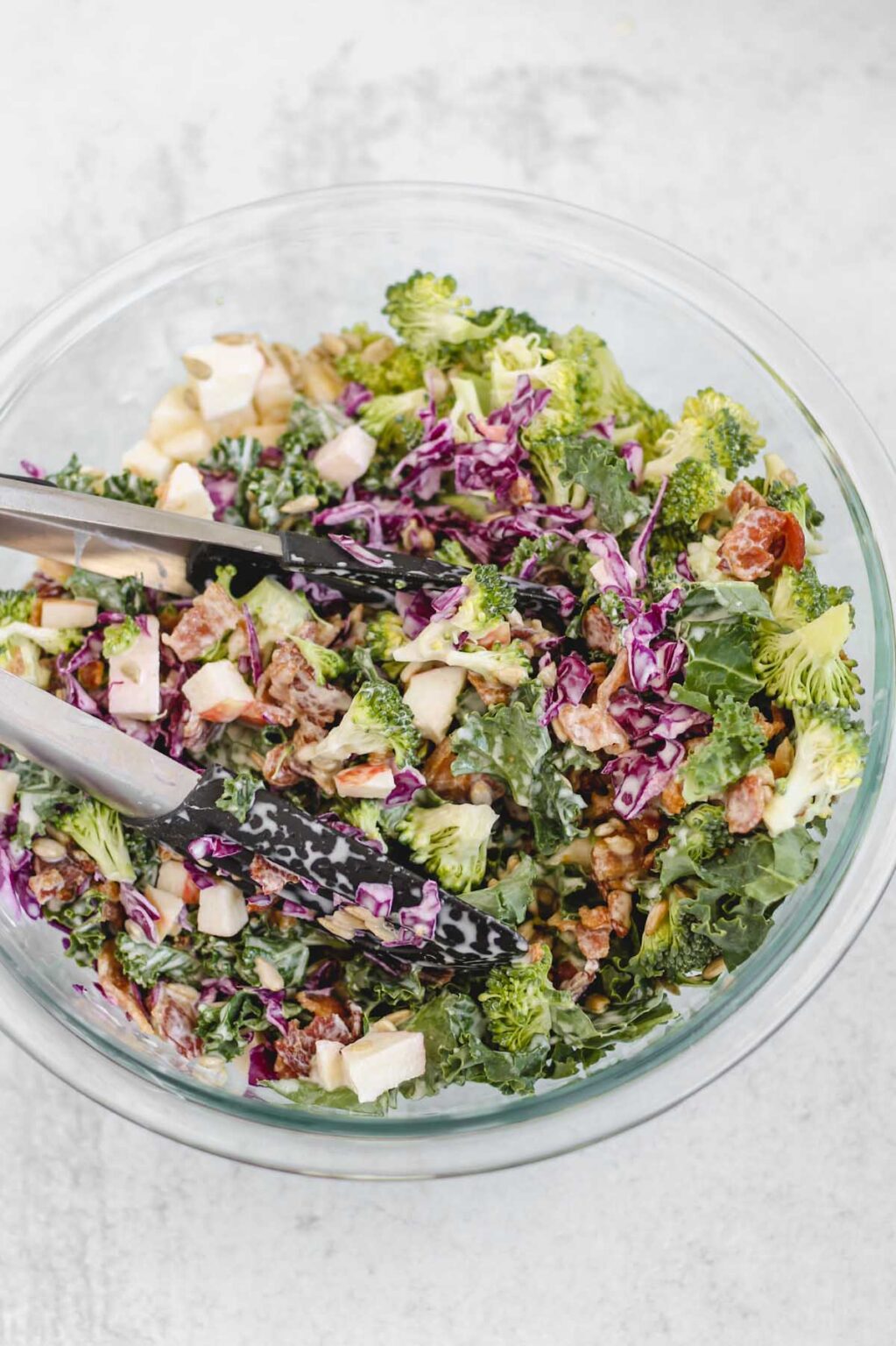 Healthy Broccoli Kale Salad Clean Plate Mama