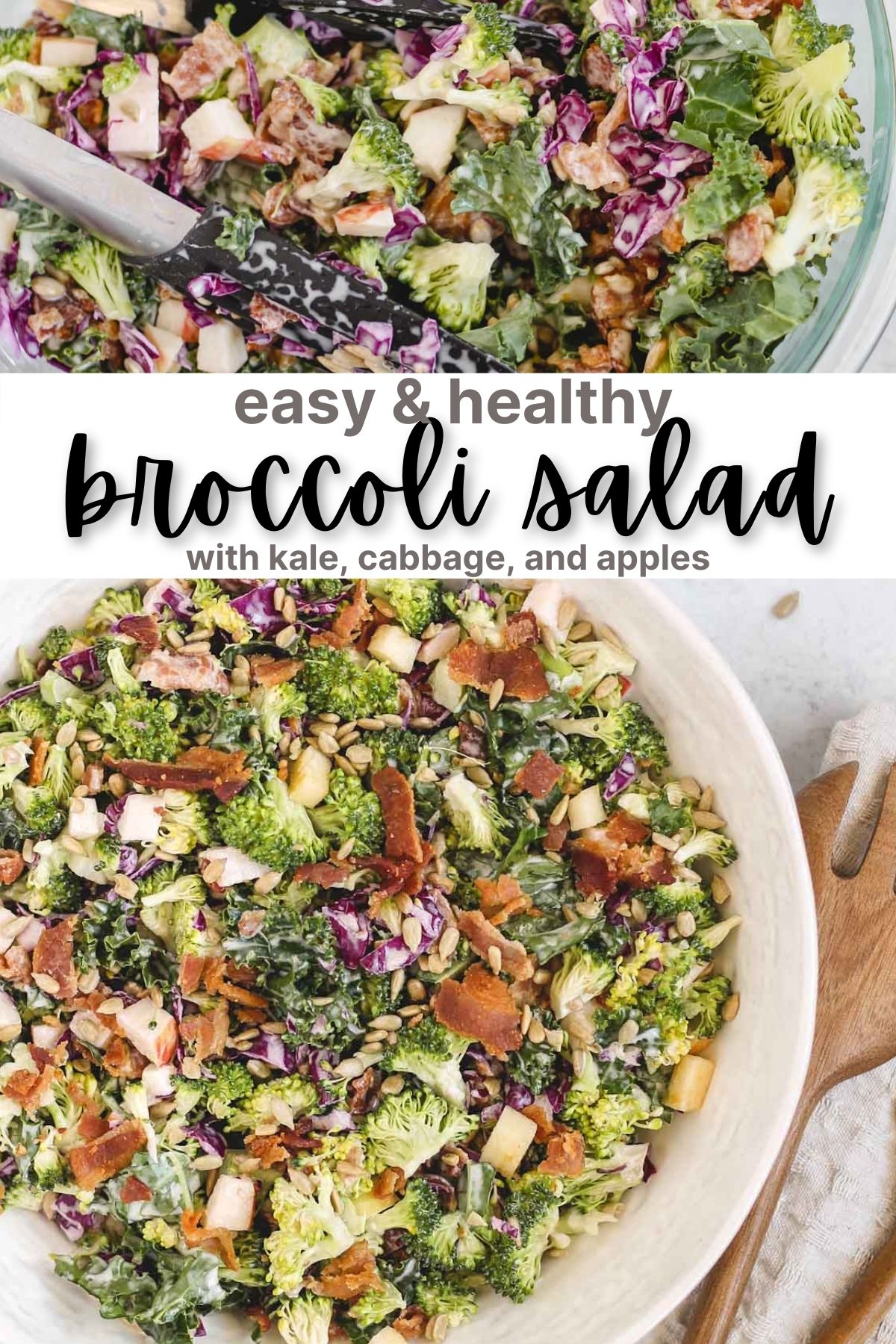 Healthy Kale Broccoli Salad Clean Plate Mama Healthy Kale Broccoli Salad