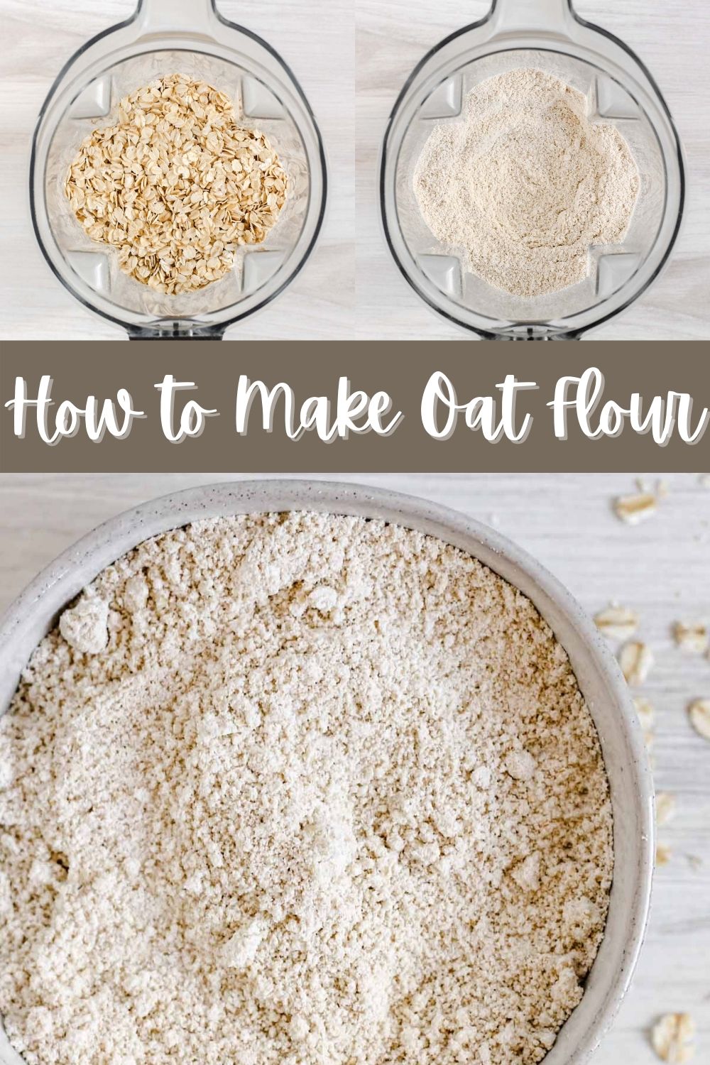 How to Make Oat Flour (gluten free) Clean Plate Mama