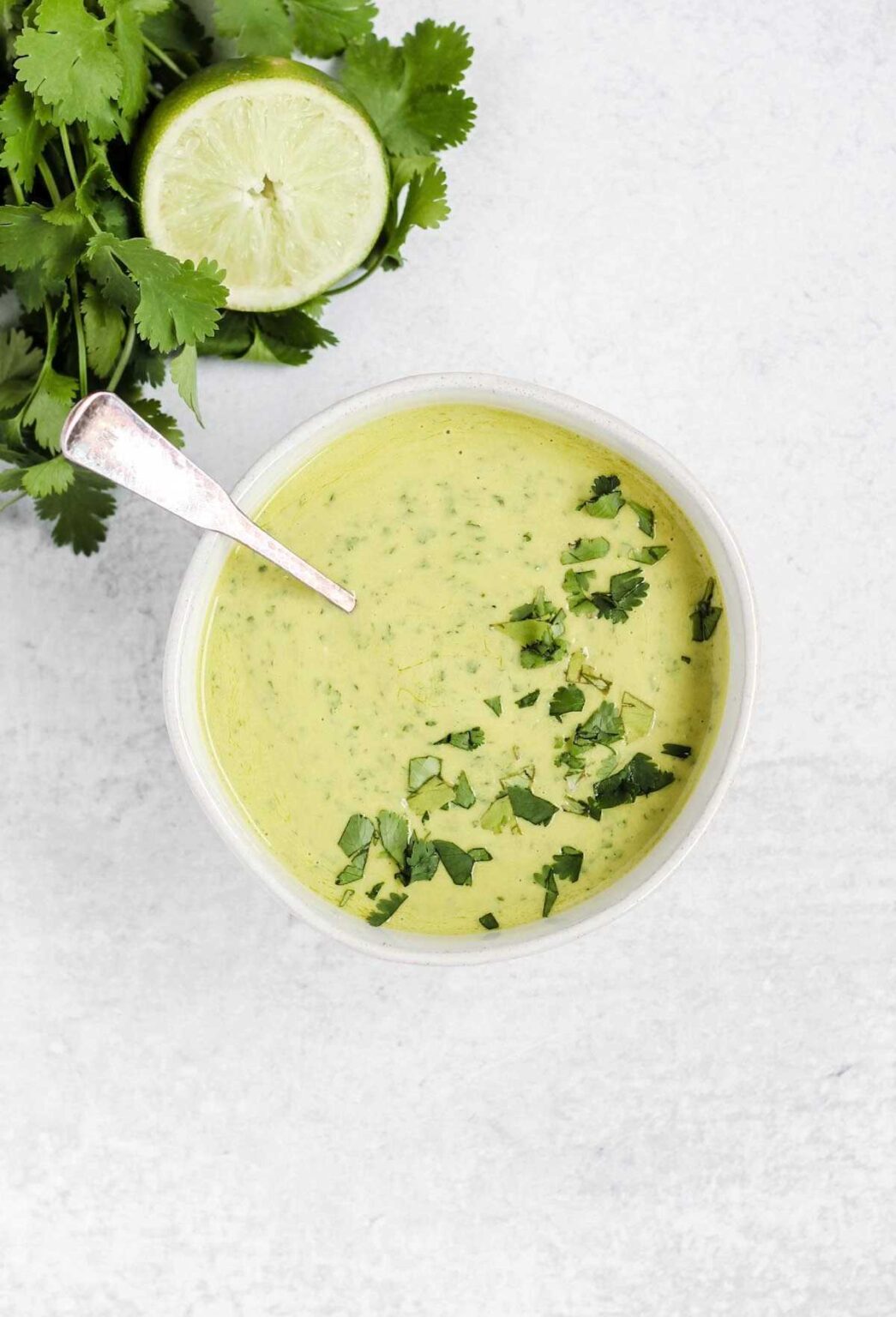 Creamy Cilantro Lime Dressing (dairy free) - Clean Plate Mama