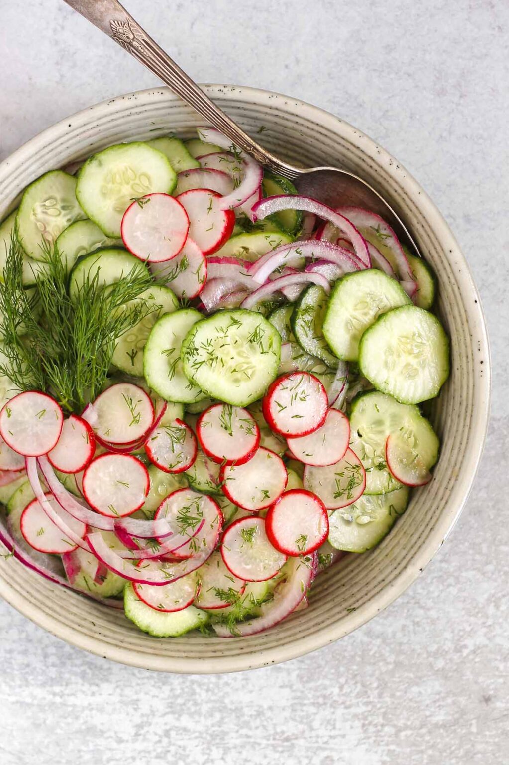 Cucumber Radish Salad - Clean Plate Mama