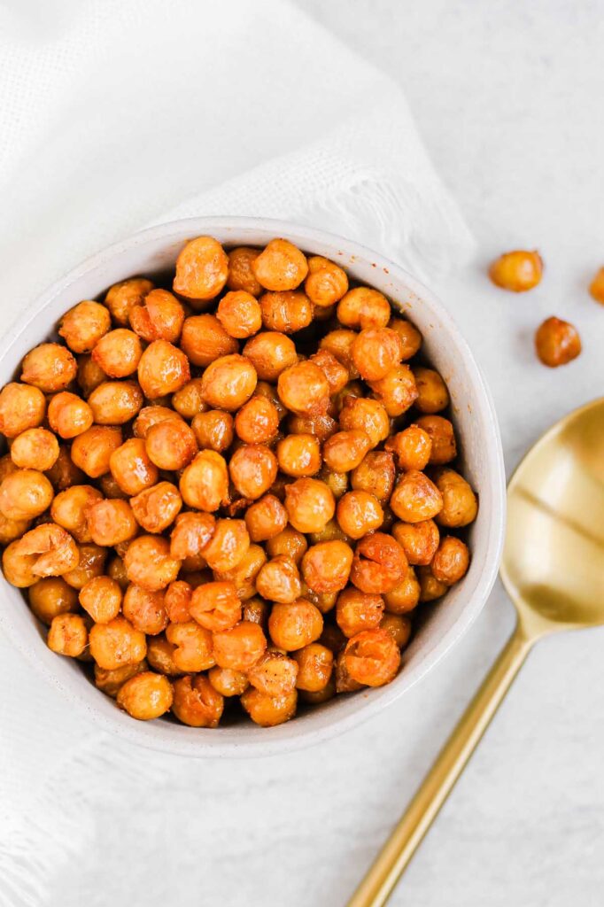 Easy Oven Roasted Chickpeas Clean Plate Mama