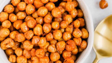 Easy Oven Roasted Chickpeas