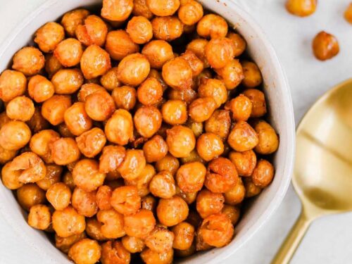 Easy Oven Roasted Chickpeas