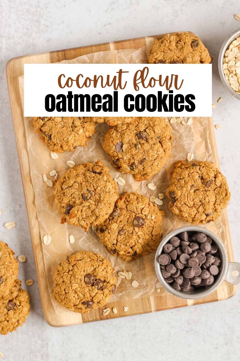 Easy Coconut Flour Oatmeal Cookies Clean Plate Mama