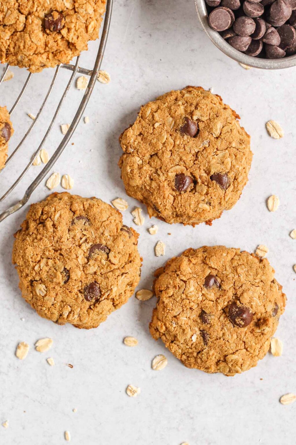 Easy Coconut Flour Oatmeal Cookies Clean Plate Mama