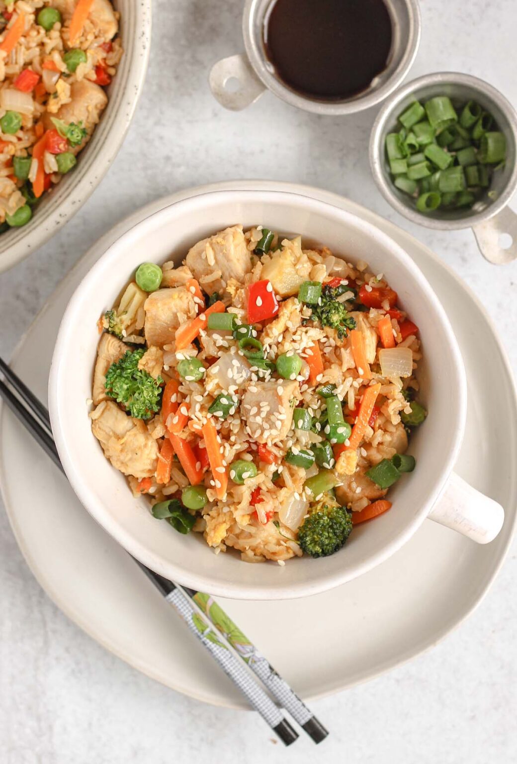 Healthy Chicken Fried Rice (no soy option) Clean Plate Mama