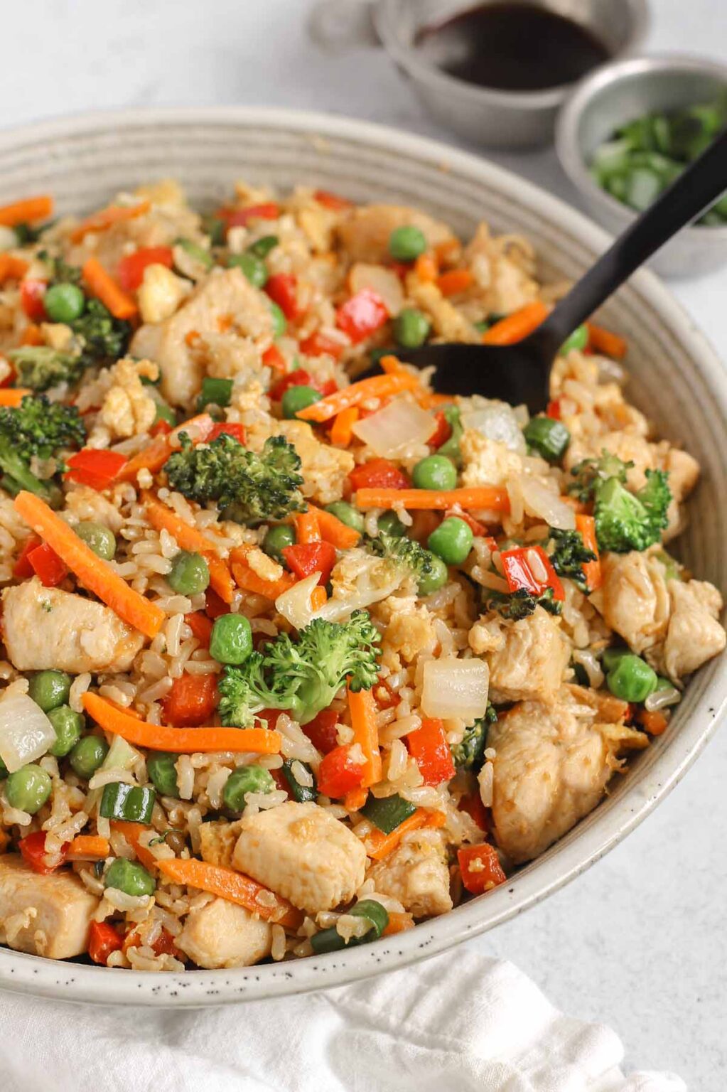 Healthy Chicken Fried Rice (no soy option) Clean Plate Mama