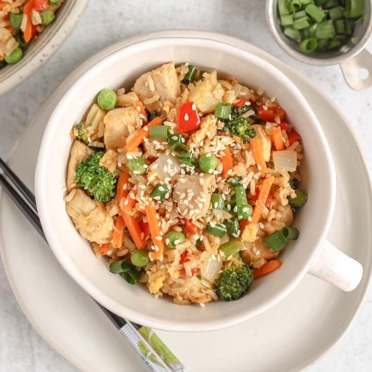 Healthy Chicken Fried Rice (no soy option) Clean Plate Mama