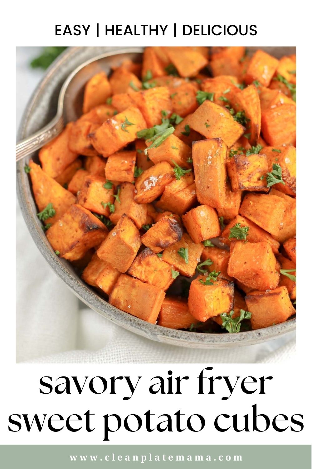 Air Fryer Sweet Potato Cubes Clean Plate Mama