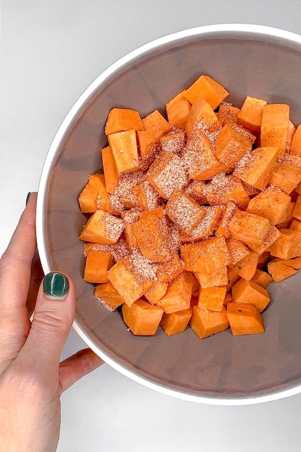 Air Fryer Sweet Potato Cubes - Clean Plate Mama