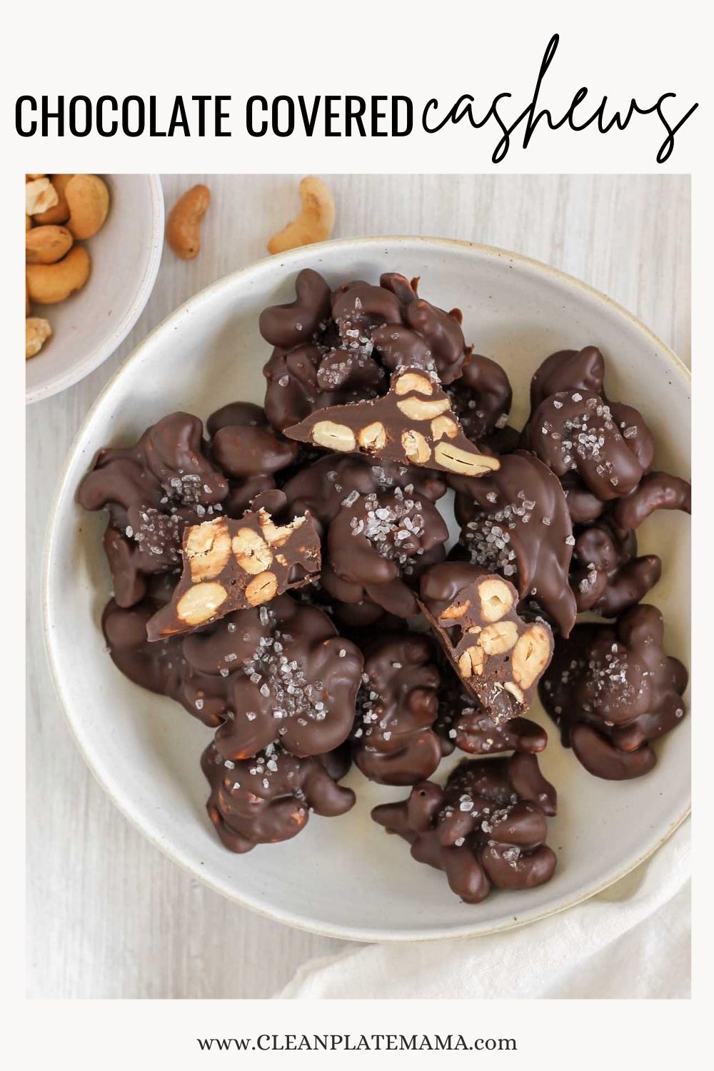 Chocolate Covered Cashews Clean Plate Mama